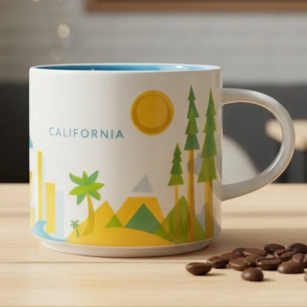Starbucks‎ CALIFORNIA You Are Here Collection Mug 14 oz YAH Series Original EUC